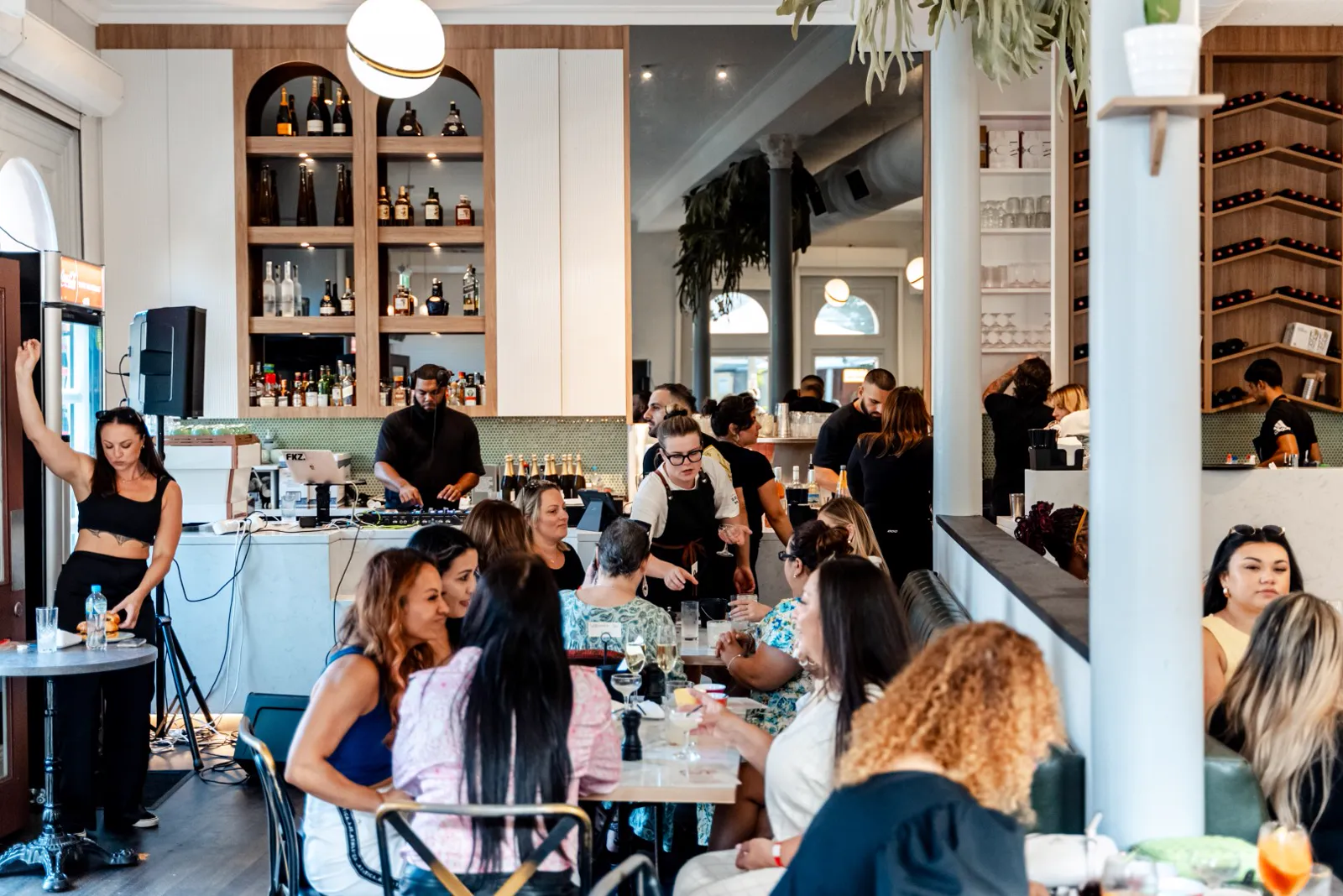 A busy function at Post Café